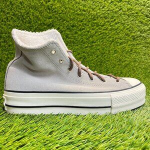 Converse Chuck Taylor All Star High Womens Size 7.5 Gray Athletic Shoes Sneakers